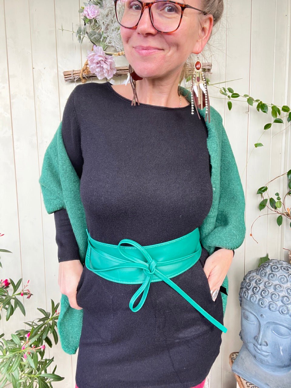 Gürtel Echter Taillenhit Tannengrün - FROLLEIN KÄTHE Shop