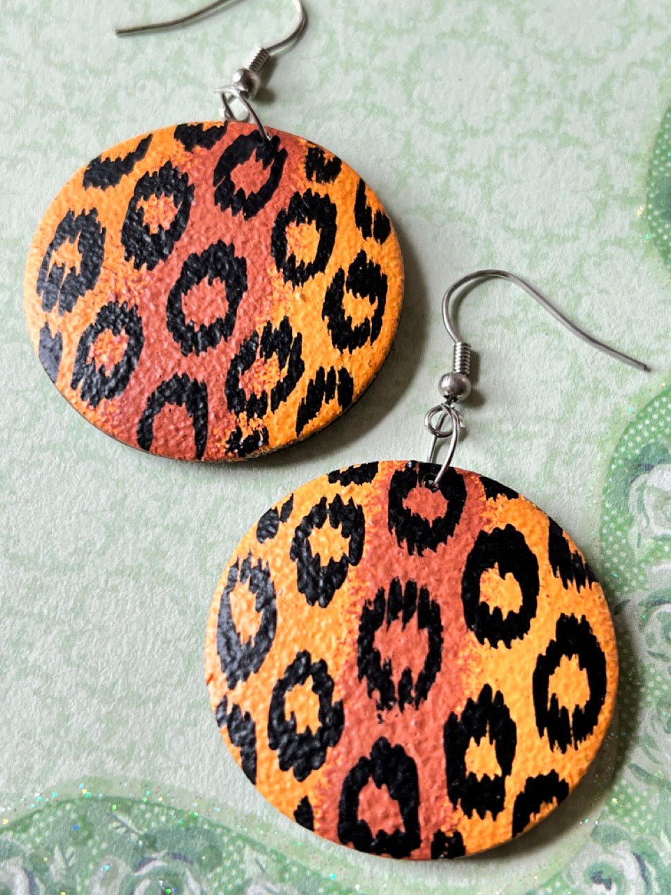 Holzohrringe Leo Braun - FROLLEIN KÄTHE Shop