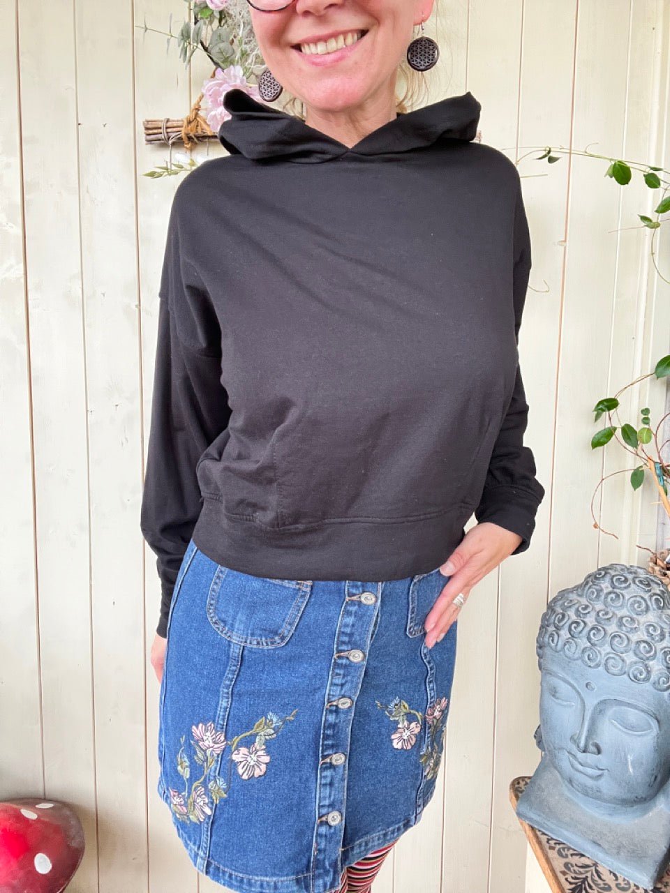 Jeansrock Denim Star Blau - FROLLEIN KÄTHE Shop