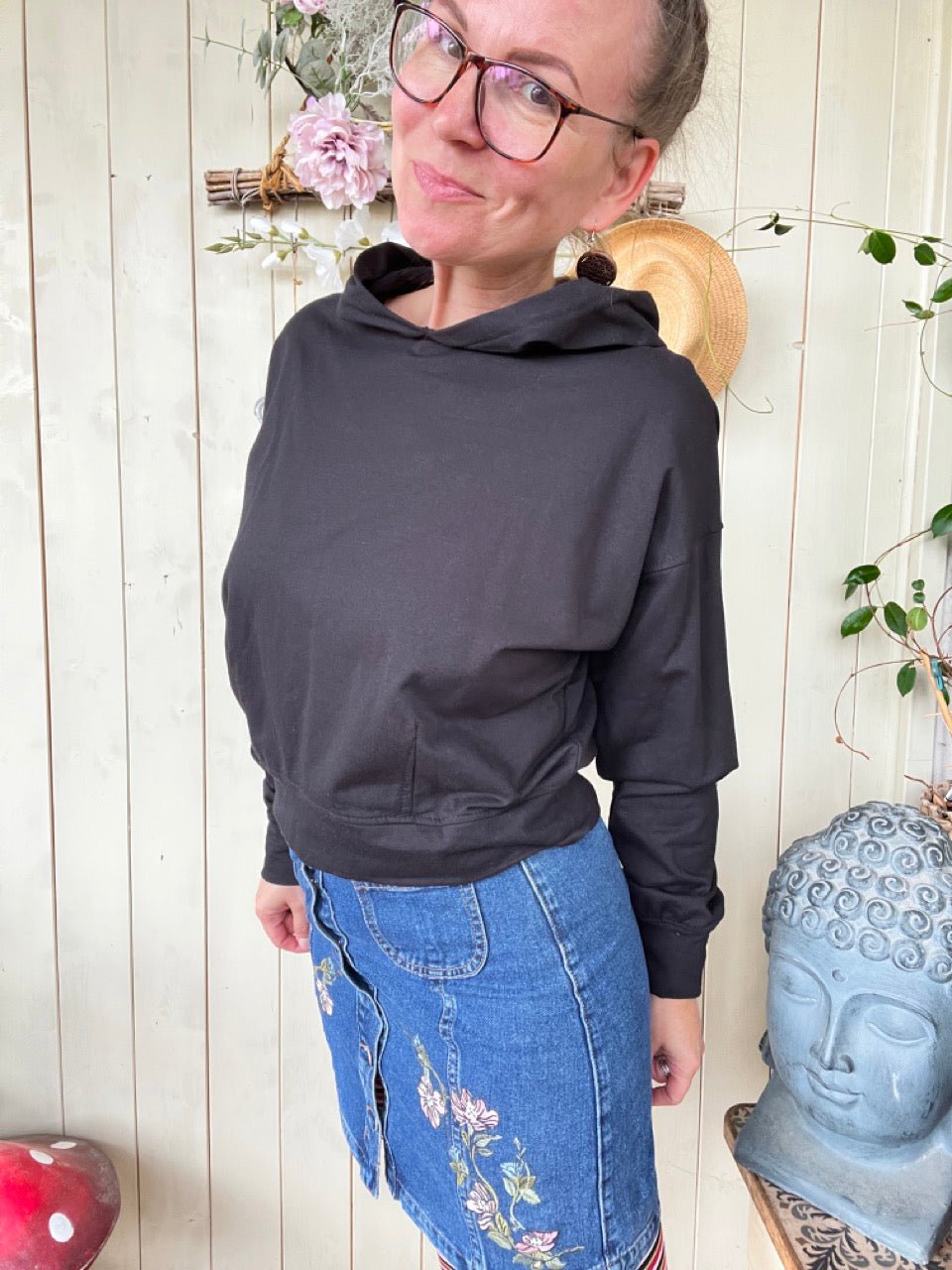 Jeansrock Denim Star Blau - FROLLEIN KÄTHE Shop