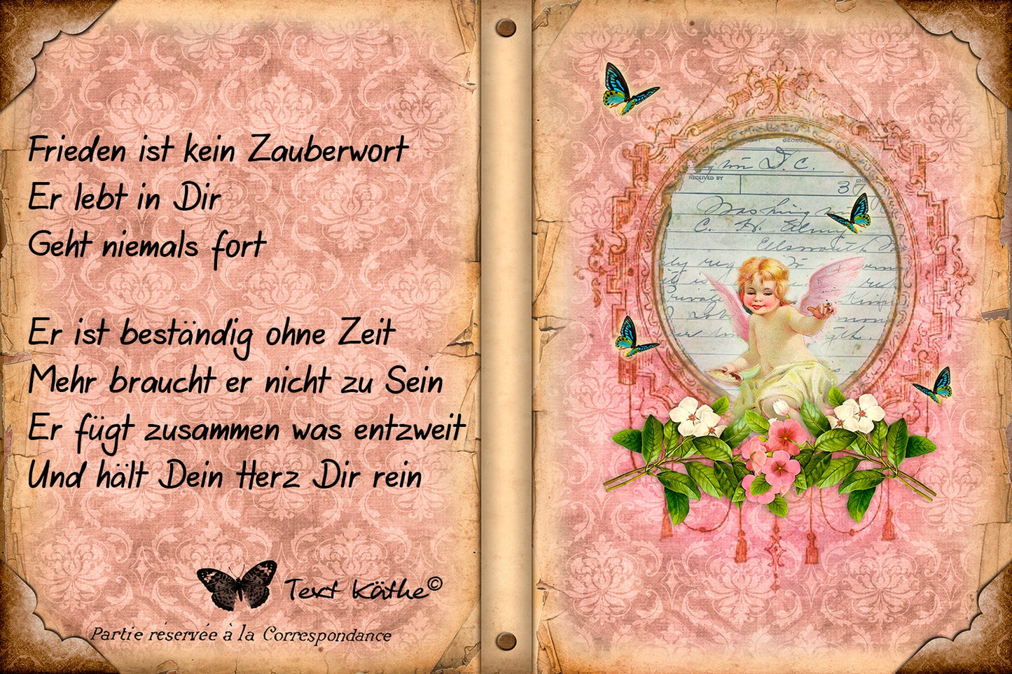 Käthe Gedichte Frieden - FROLLEIN KÄTHE Shop