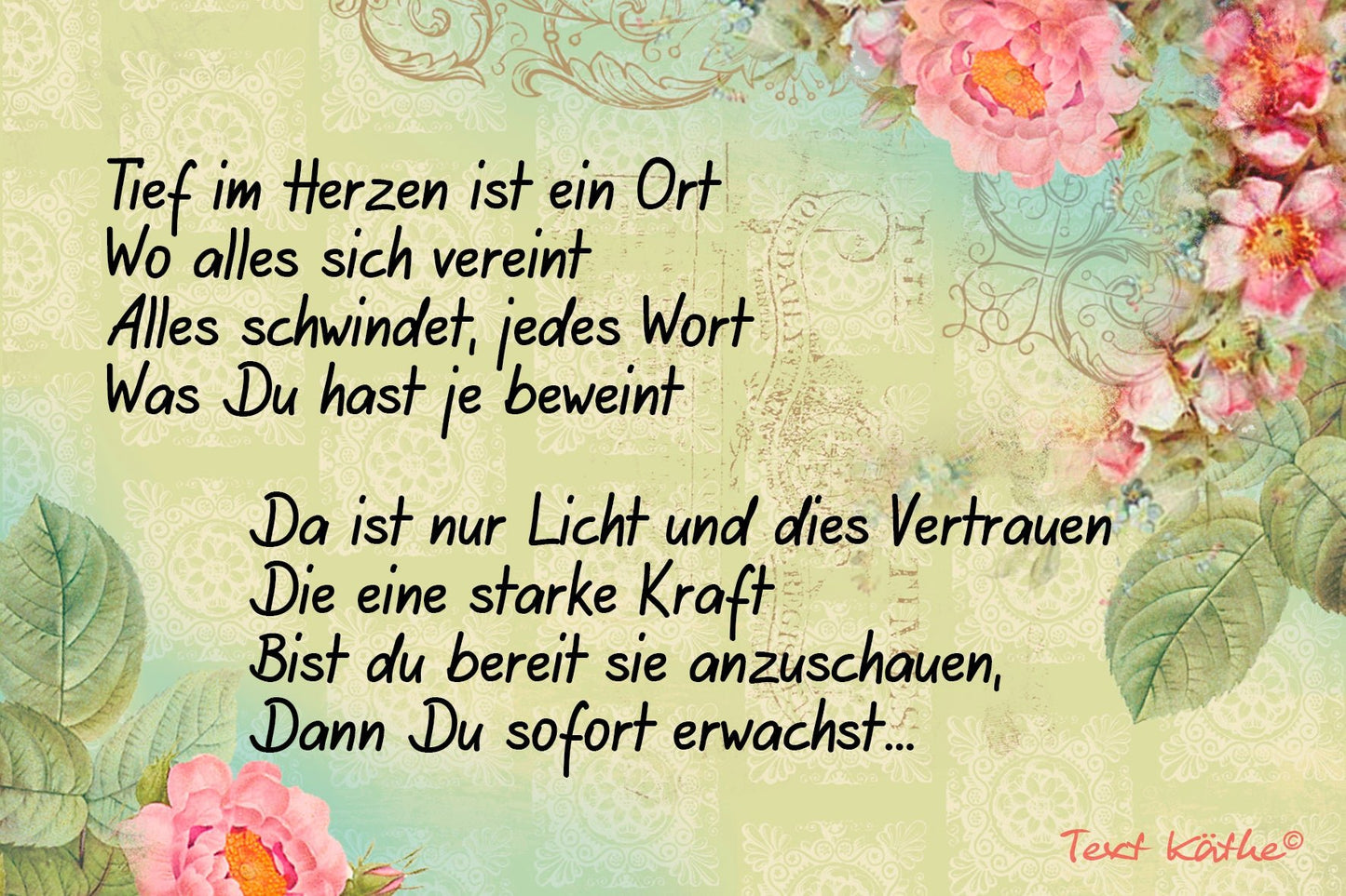 Käthe Poesie verschiedene Gedichte - FROLLEIN KÄTHE Shop