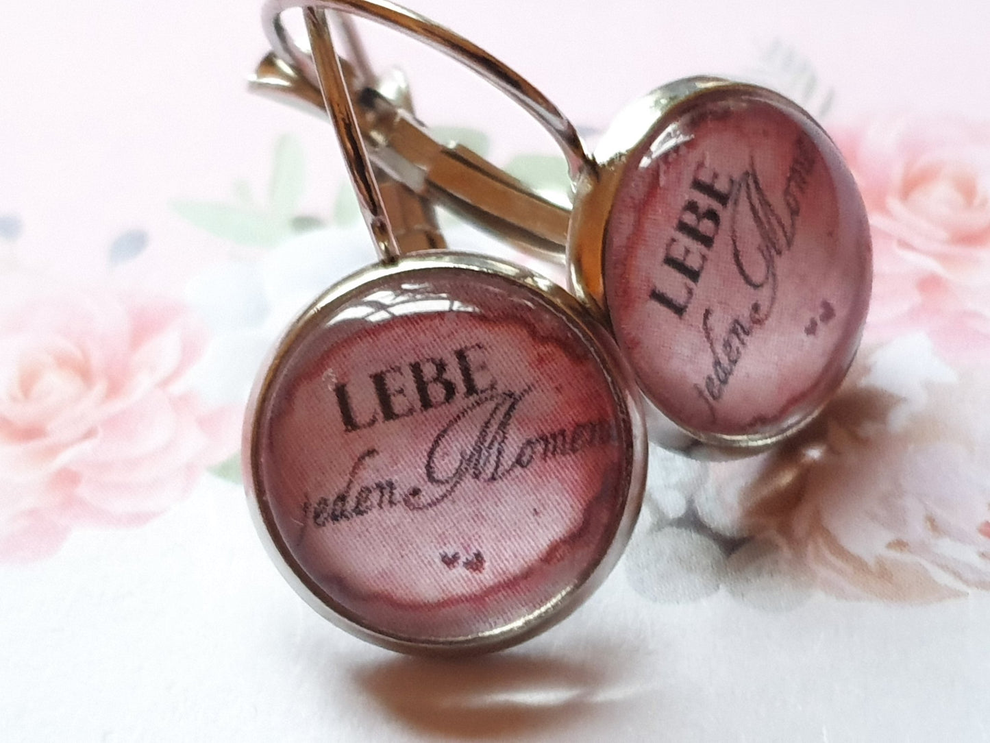 Kiki Ohrhänger Liebe jeden Moment Rose - FROLLEIN KÄTHE Shop