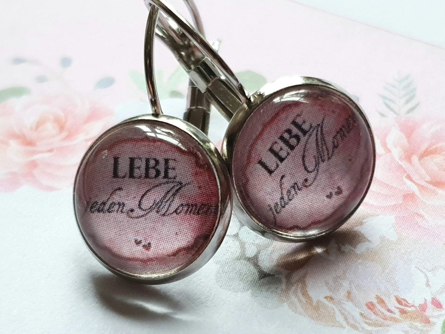Kiki Ohrhänger Liebe jeden Moment Rose - FROLLEIN KÄTHE Shop