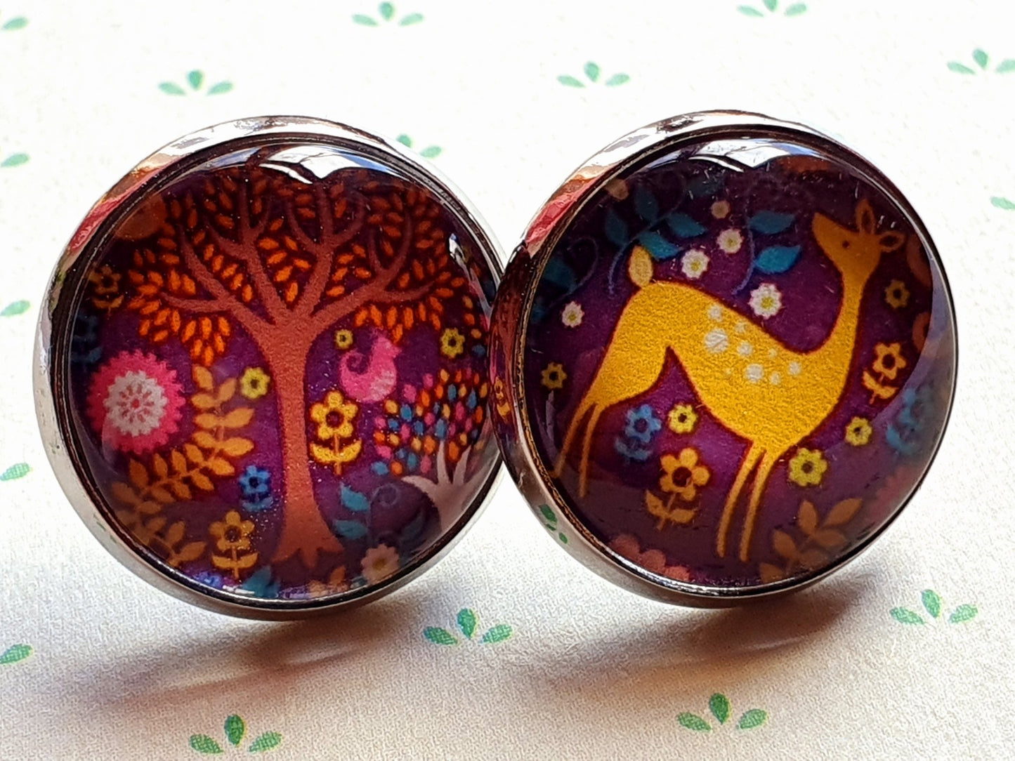 Kiki ♥ Ohrstecker ,, Zauberhaft " - FROLLEIN KÄTHE Shop
