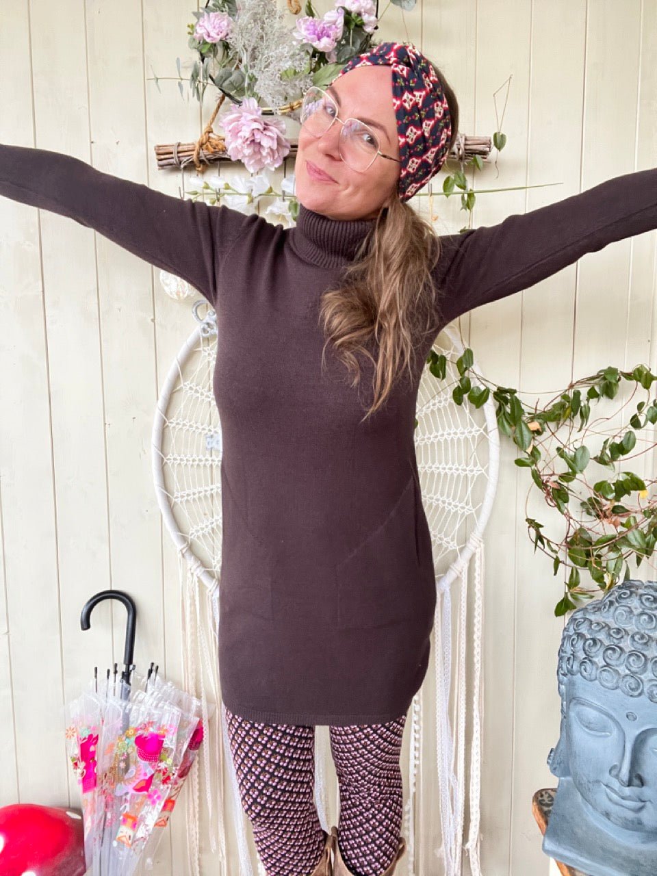 Kleid Herrlich weich Chocolate - FROLLEIN KÄTHE Shop