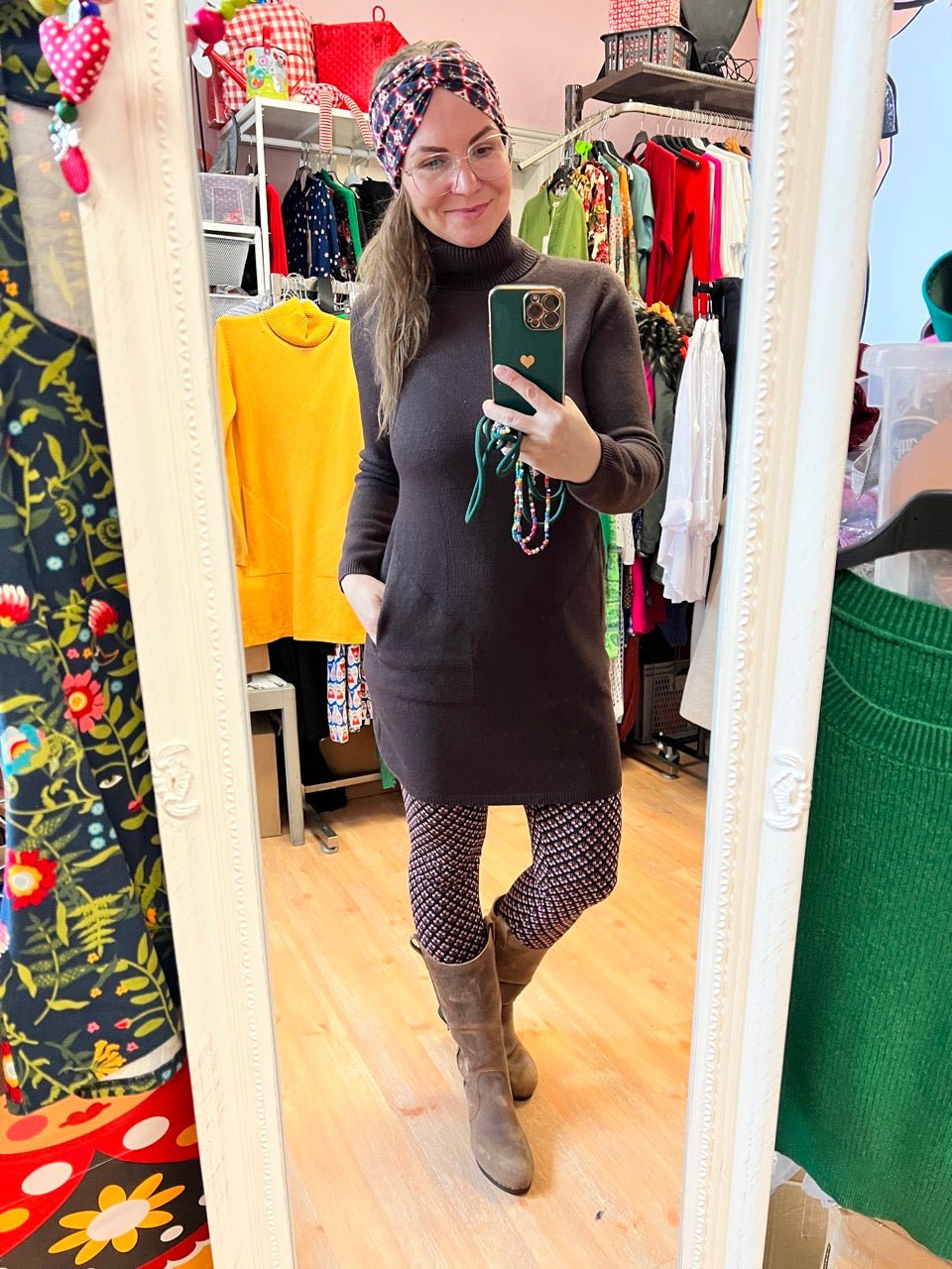 Kleid Herrlich weich Chocolate - FROLLEIN KÄTHE Shop