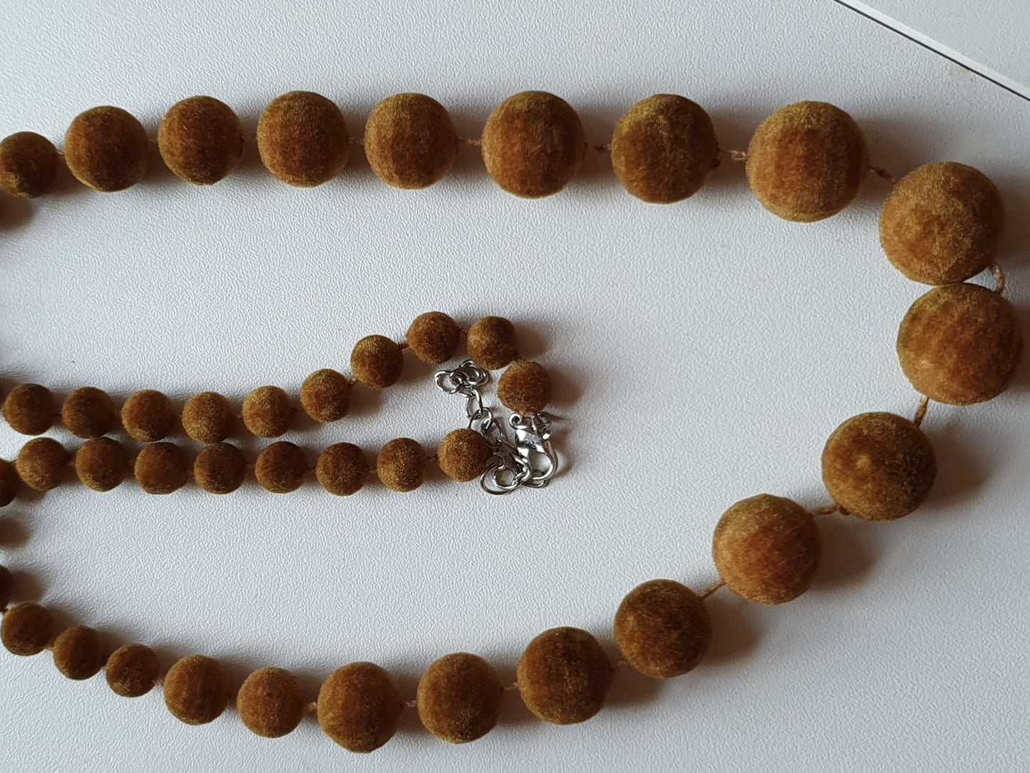 Kugel Kette Beige / Braun - FROLLEIN KÄTHE Shop