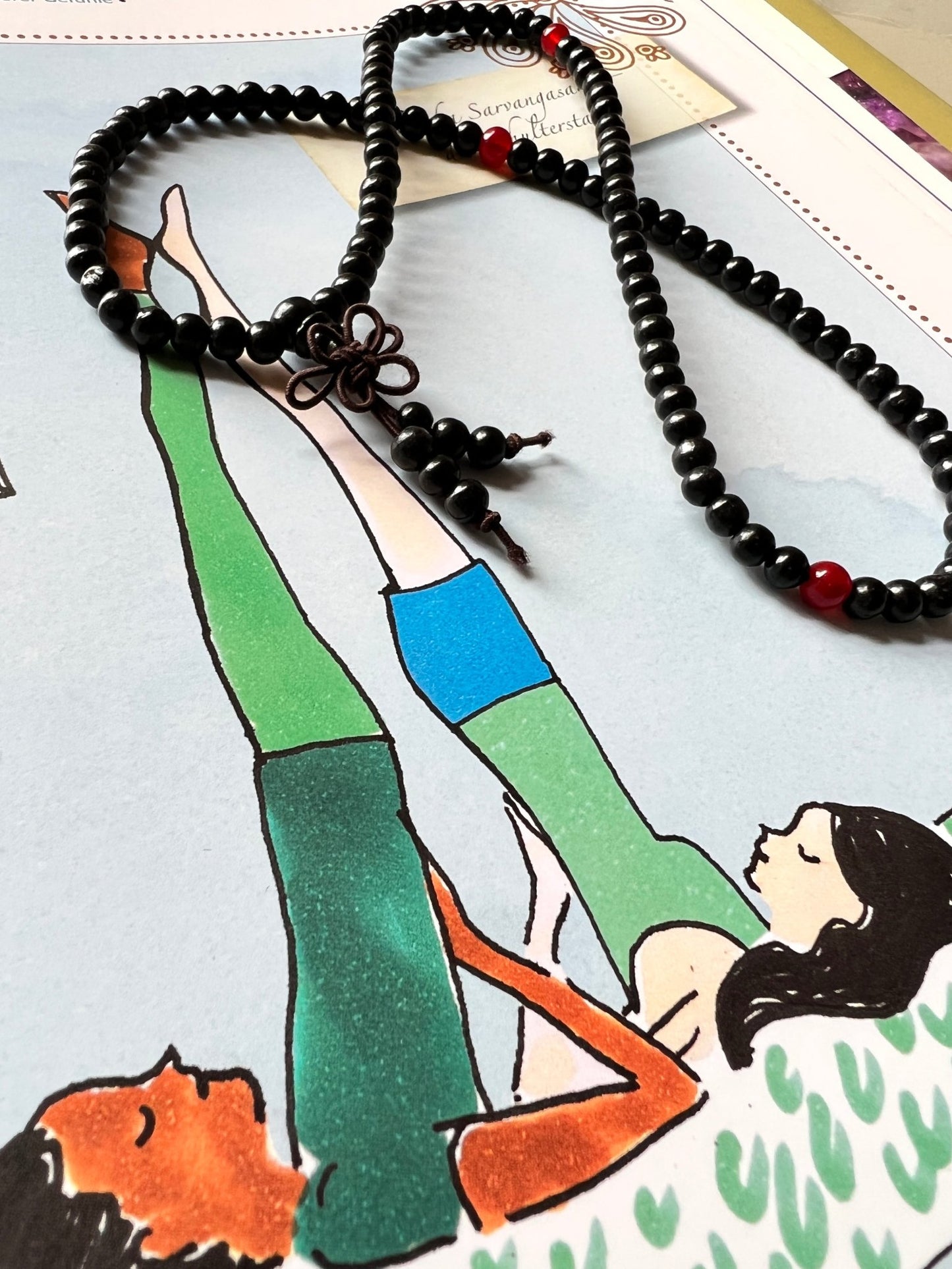 Mala Meditationkette Gleichgewicht Schwarz - FROLLEIN KÄTHE Shop