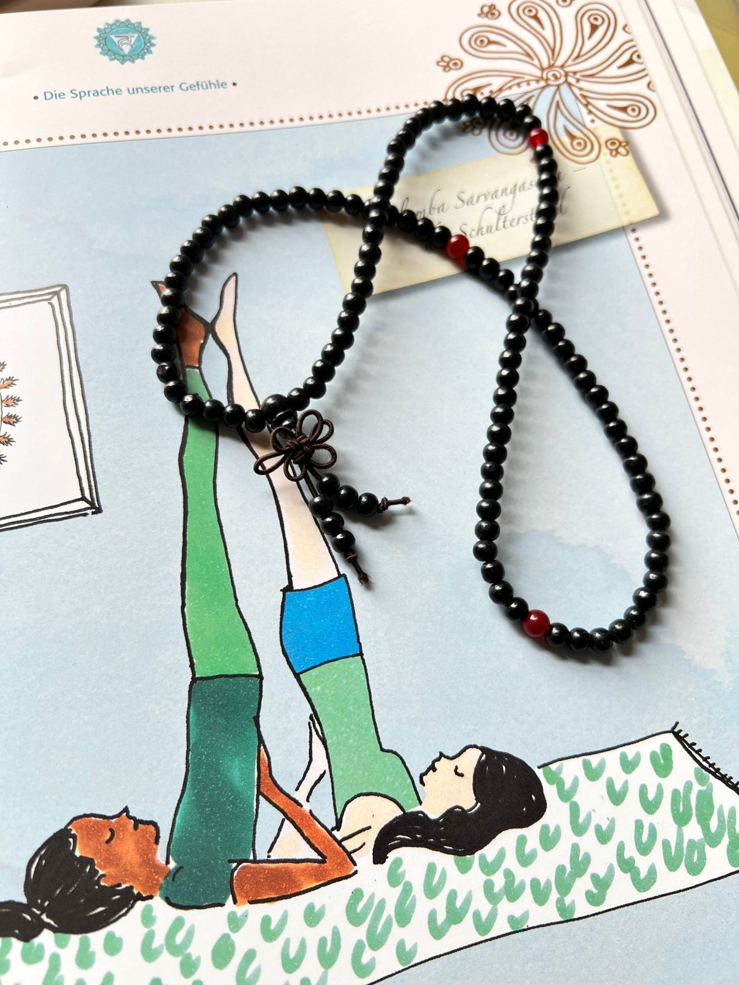 Mala Meditationkette Gleichgewicht Schwarz - FROLLEIN KÄTHE Shop