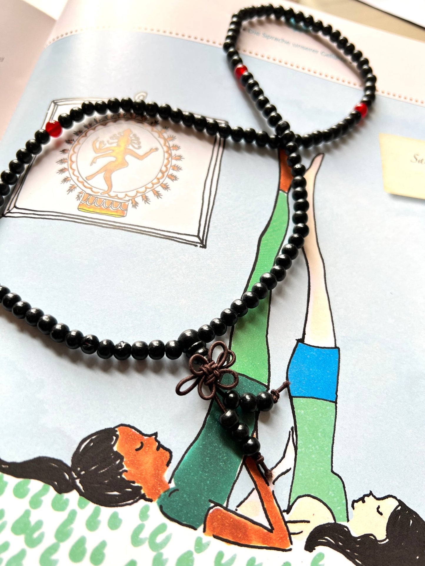 Mala Meditationkette Gleichgewicht Schwarz - FROLLEIN KÄTHE Shop