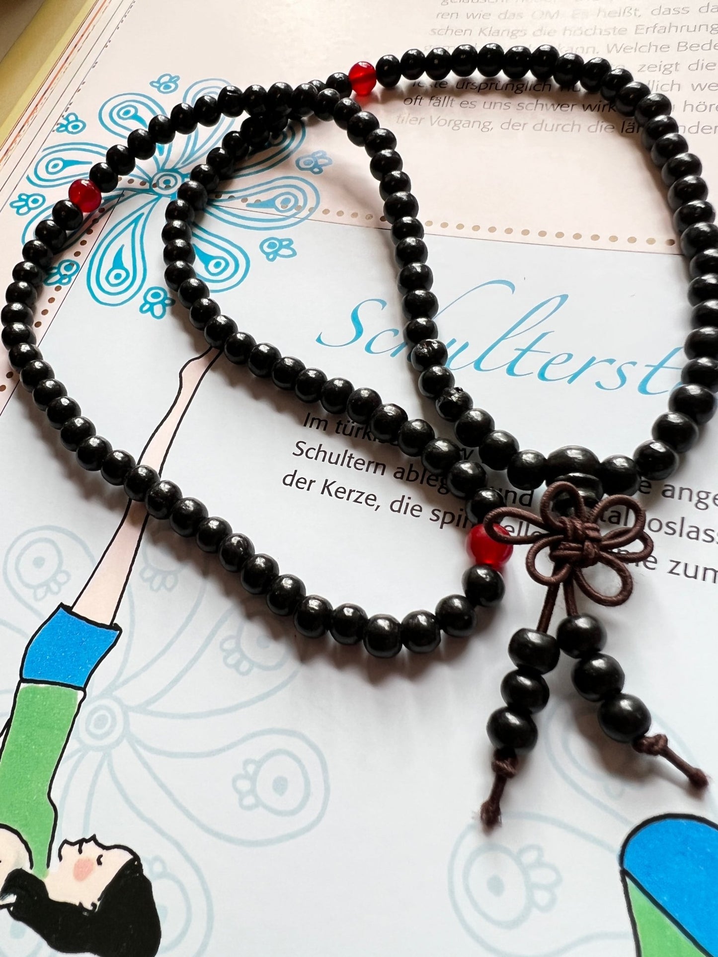 Mala Meditationkette Gleichgewicht Schwarz - FROLLEIN KÄTHE Shop