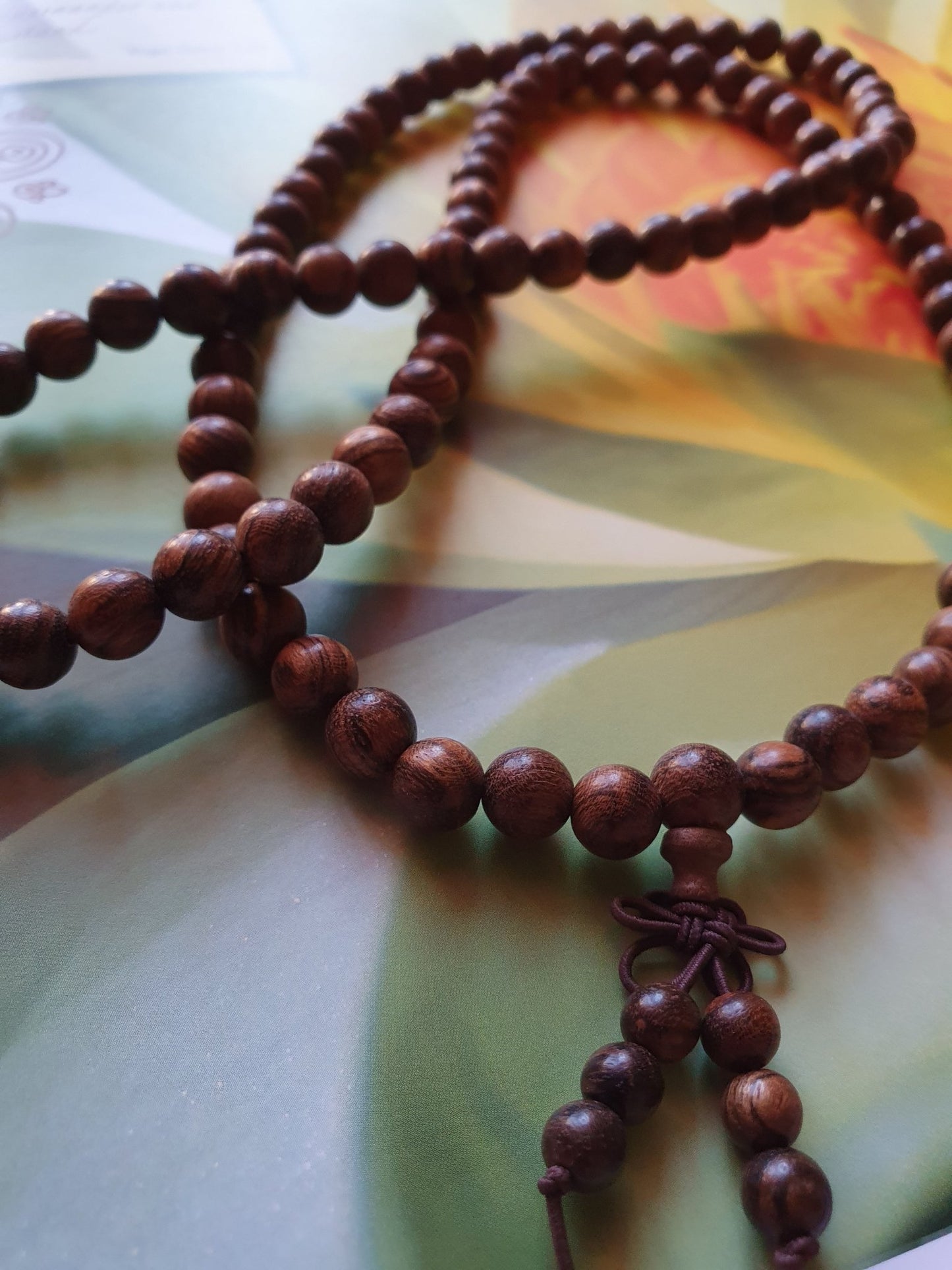 Mala Meditationkette - Hoffnung - Rotbraun - FROLLEIN KÄTHE Shop