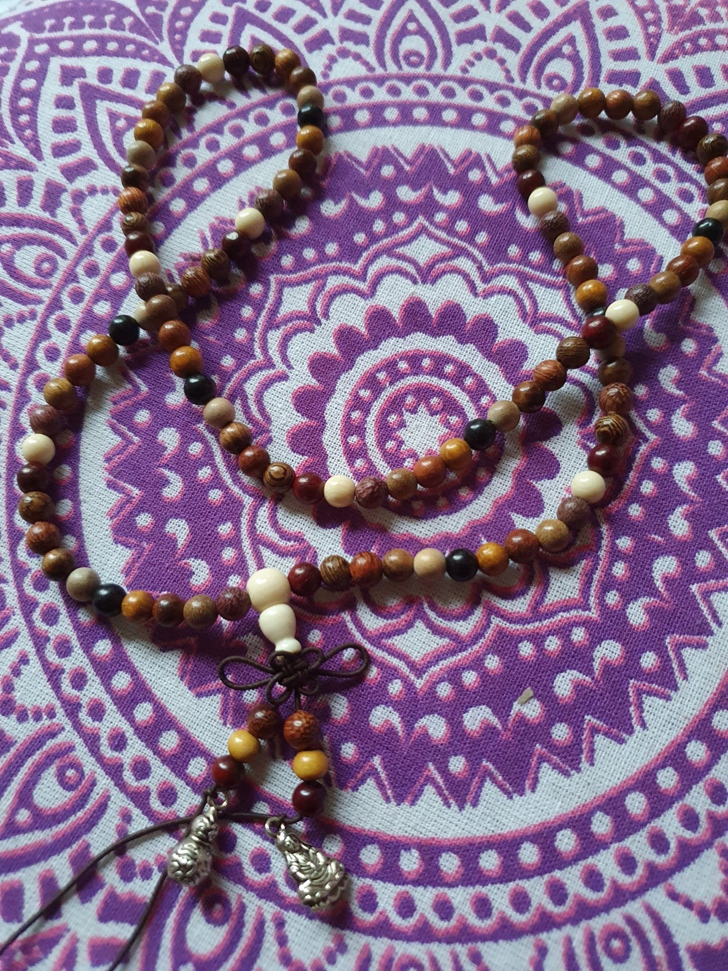 Mala Meditationkette Inspiration mehrfarbig - FROLLEIN KÄTHE Shop