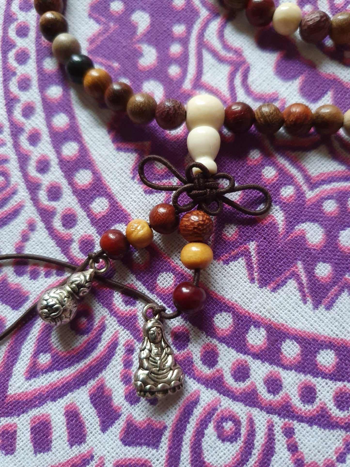 Mala Meditationkette Inspiration mehrfarbig - FROLLEIN KÄTHE Shop