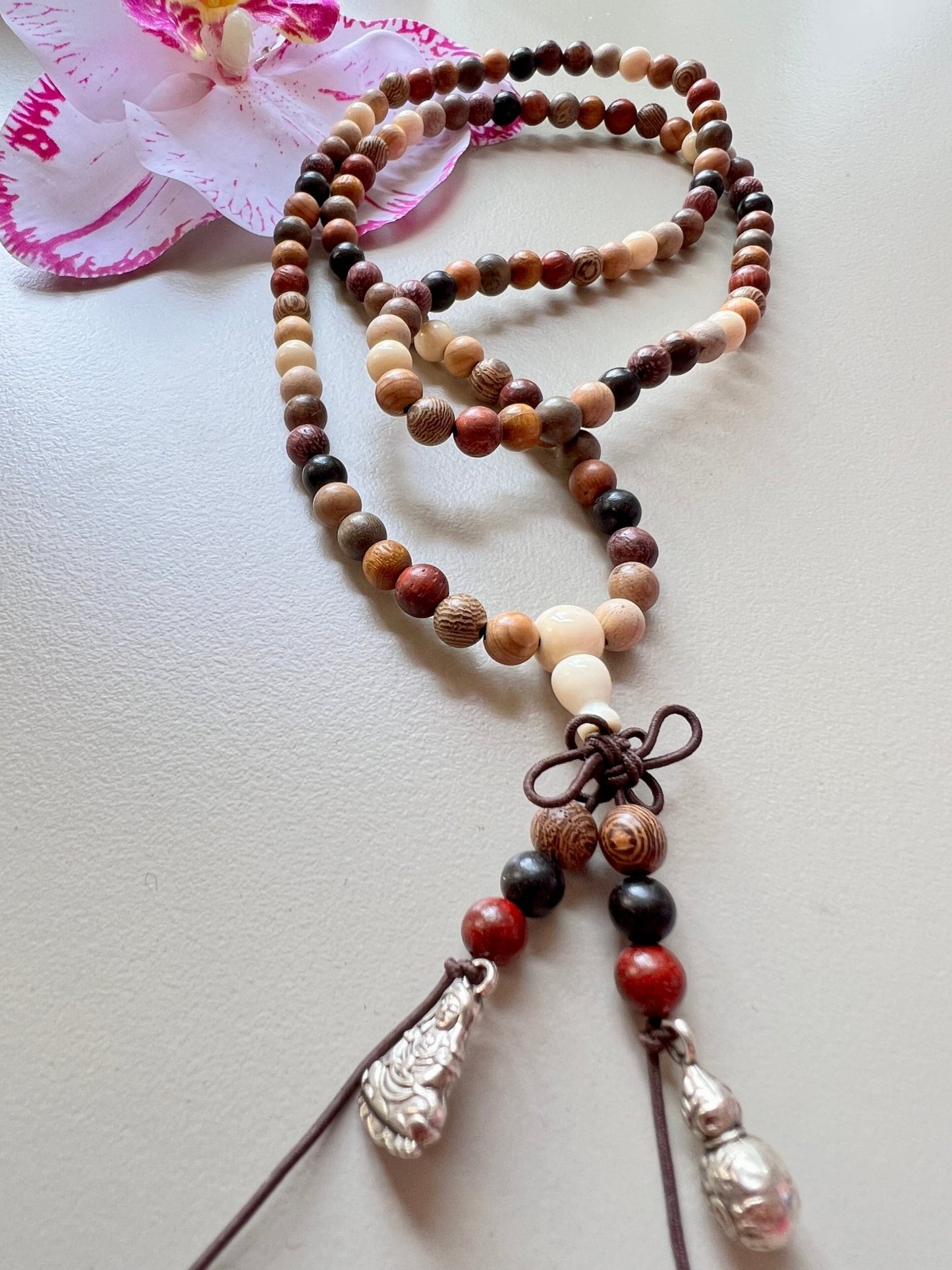Mala Meditationkette Inspiration mehrfarbig - FROLLEIN KÄTHE Shop
