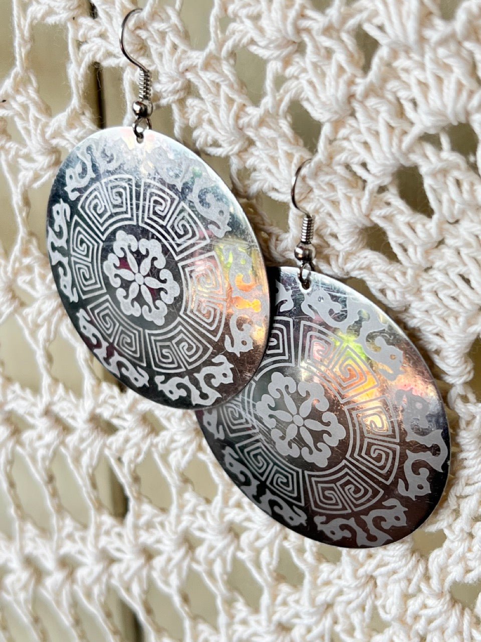 Ohrhänger Ornament Rund - FROLLEIN KÄTHE Shop