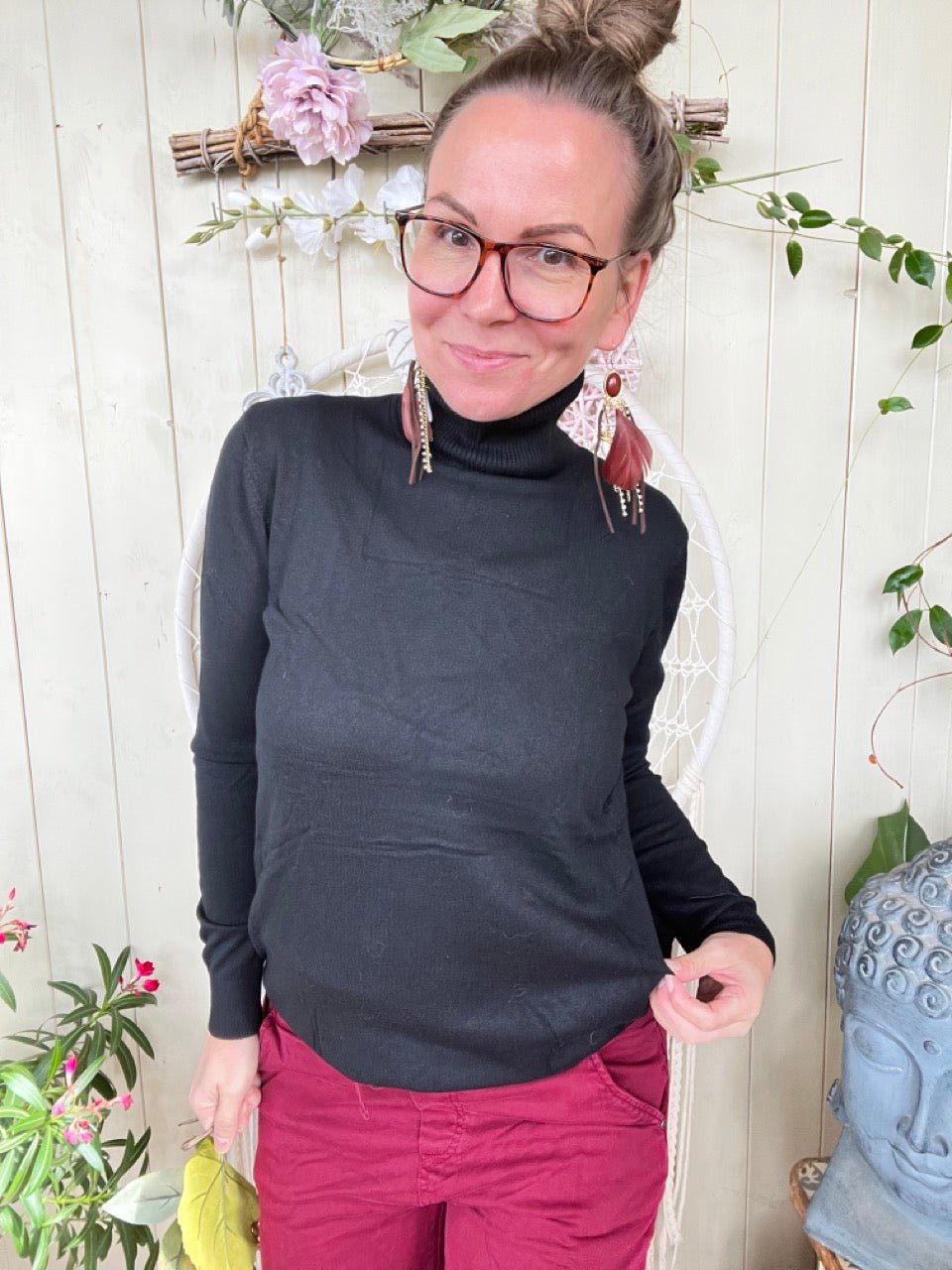 Pulli Mimi Schwarz - FROLLEIN KÄTHE Shop