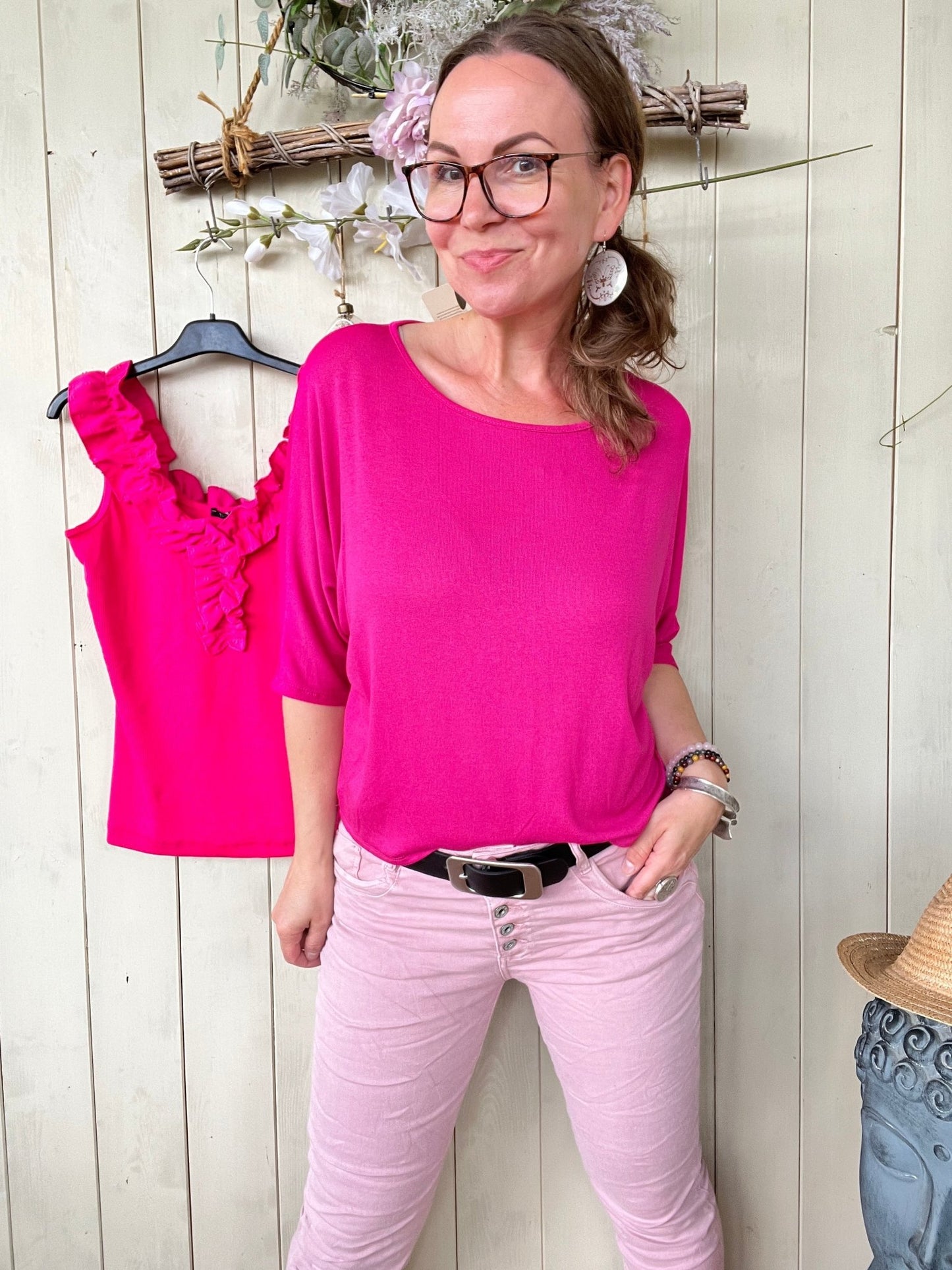Shirt Sommerwind Fuchsia - FROLLEIN KÄTHE Shop