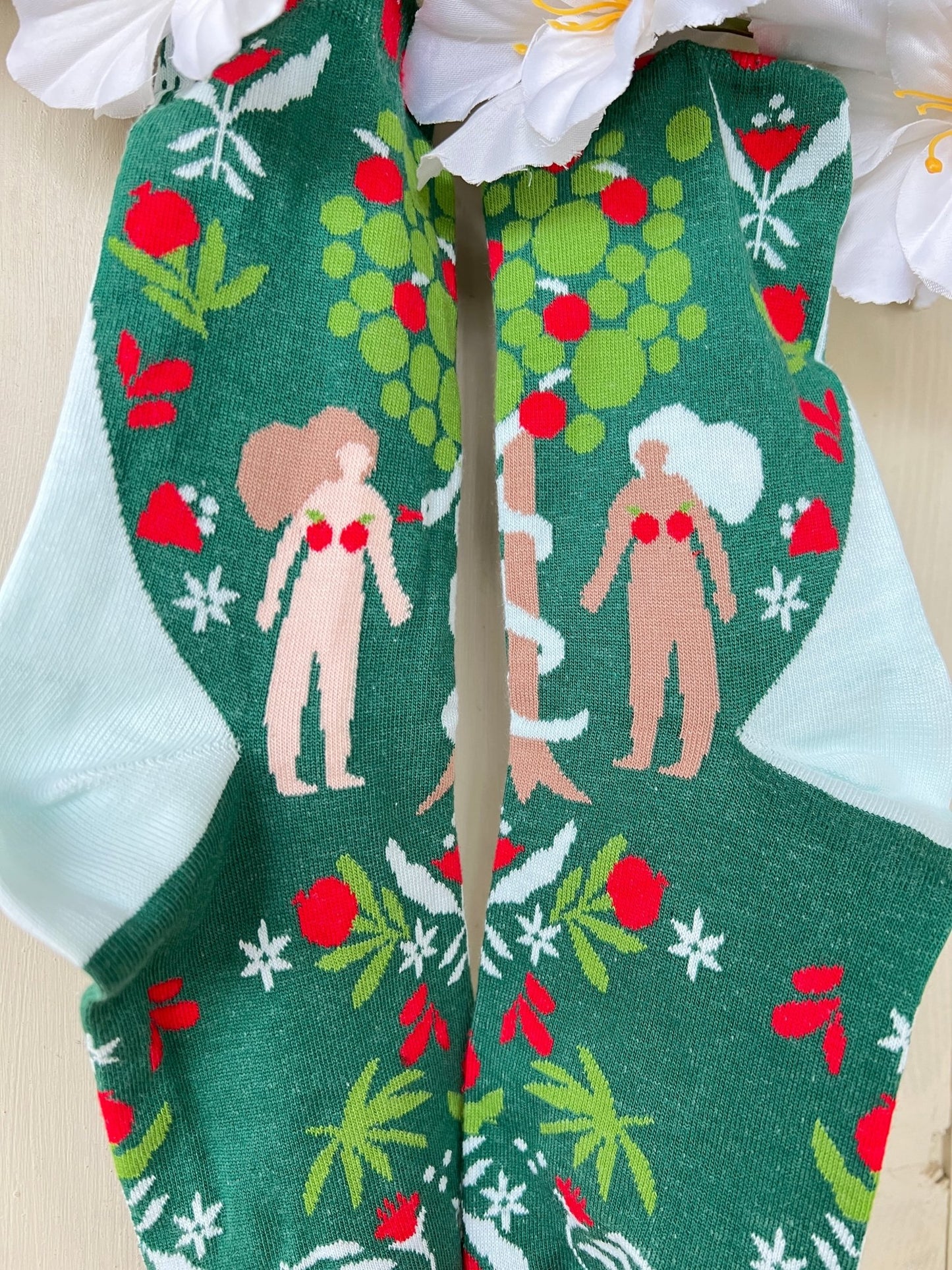 Socken Auf leisen Sohlen Paradiesisch - FROLLEIN KÄTHE Shop