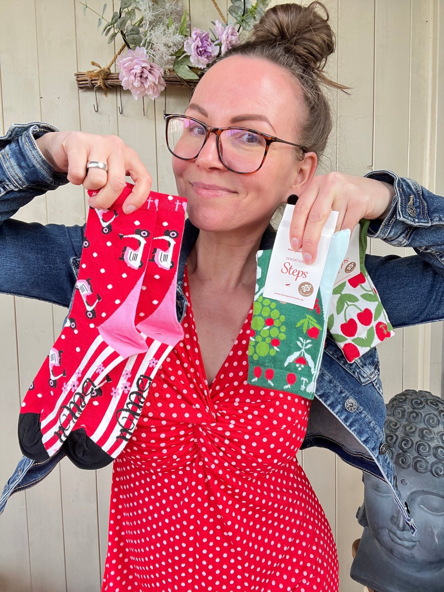 Socken Auf leisen Sohlen Paradiesisch - FROLLEIN KÄTHE Shop