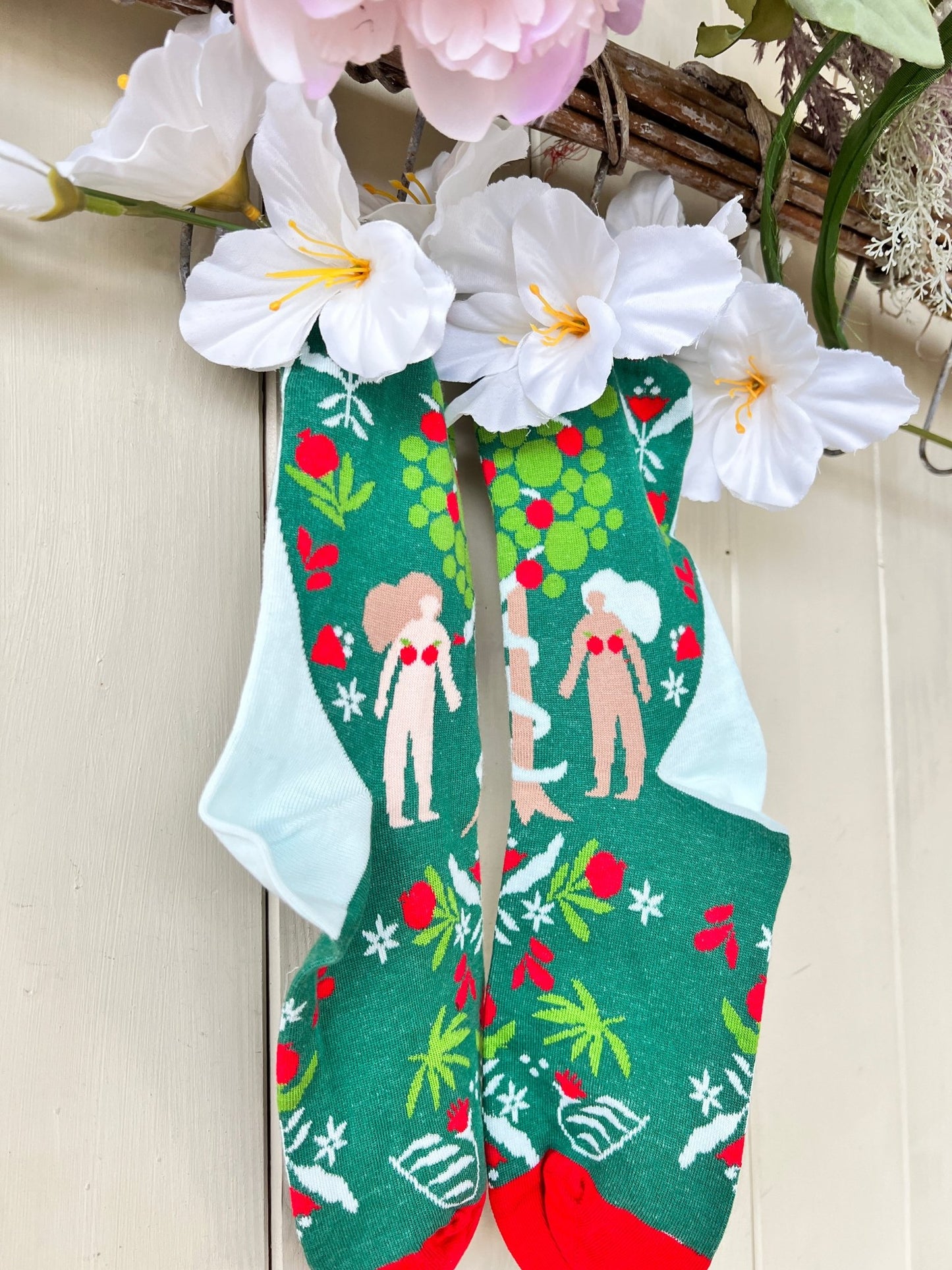 Socken Auf leisen Sohlen Paradiesisch - FROLLEIN KÄTHE Shop
