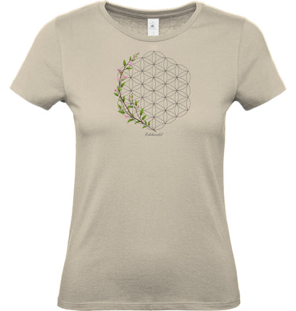 Shirt Edelmädel Premium Blume des Lebens
