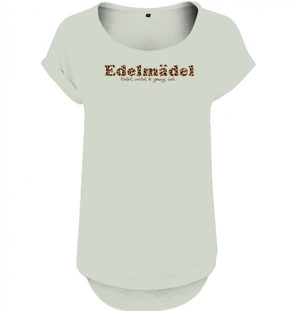 Shirt Edelmädel Slub Leo Logo