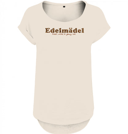 Shirt Edelmädel Slub Leo Logo