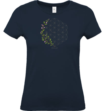 Shirt Edelmädel Premium Blume des Lebens