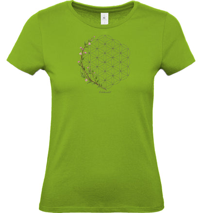 Shirt Edelmädel Premium Blume des Lebens