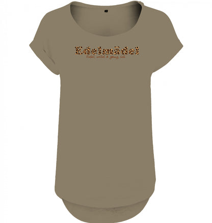 Shirt Edelmädel Slub Leo Logo