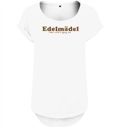 Shirt Edelmädel Slub Leo Logo
