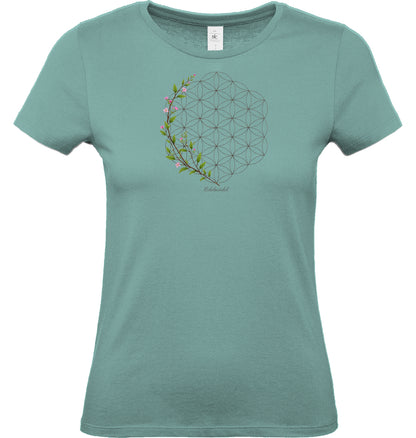 Shirt Edelmädel Premium Blume des Lebens