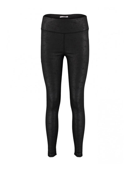 Leggings in Lederoptik Schwarz