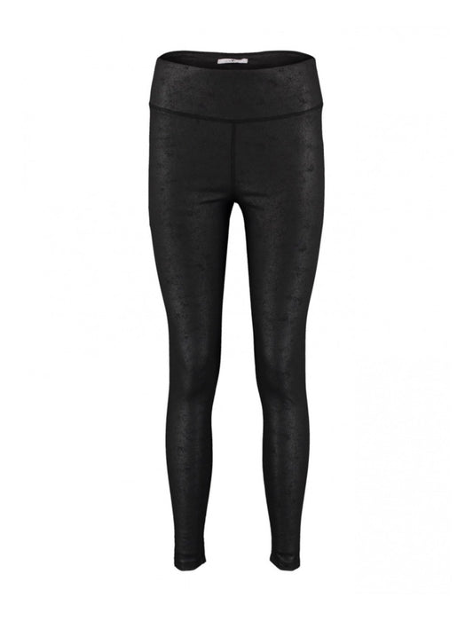 Leggings in Lederoptik Schwarz