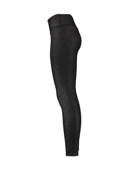 Leggings in Lederoptik Schwarz