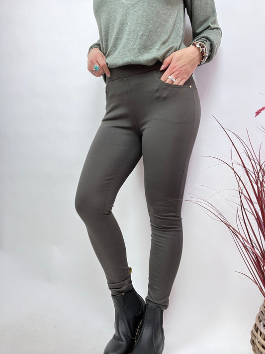 Jeggings Hose Larina Olive