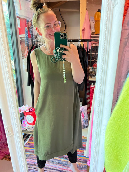 Kleid Silvi Olive Grün