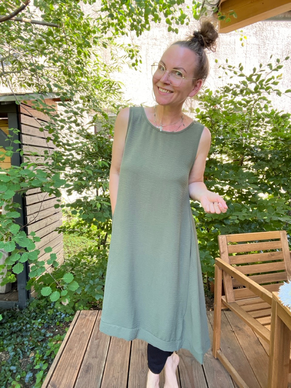 Kleid Silvi Olive Grün