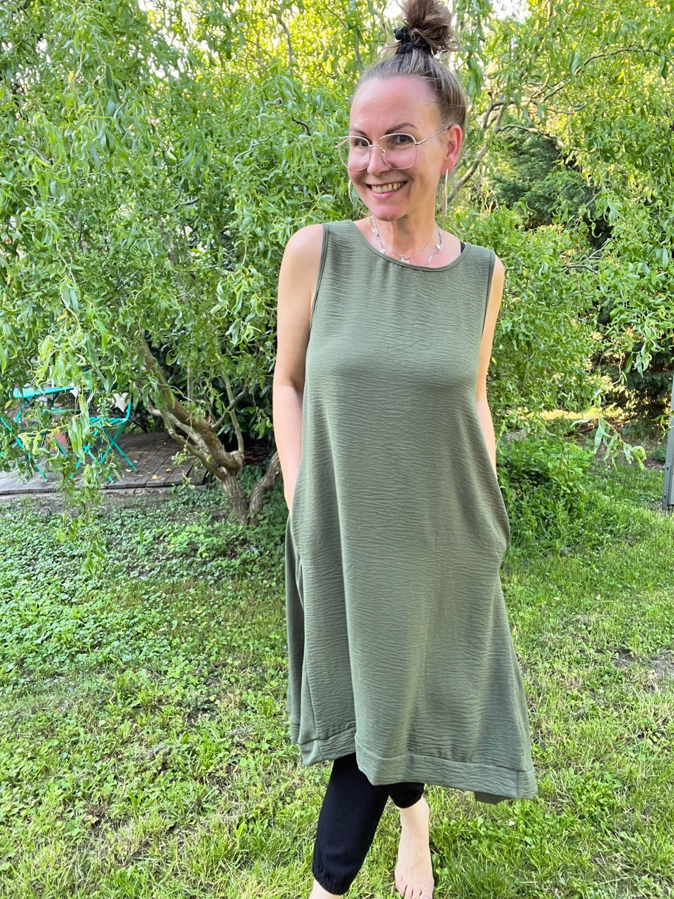 Kleid Silvi Olive Grün