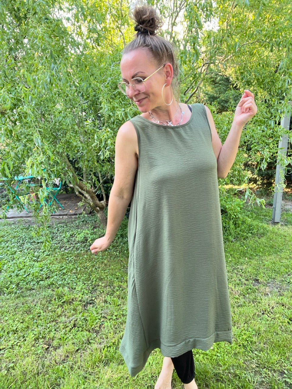 Kleid Silvi Olive Grün