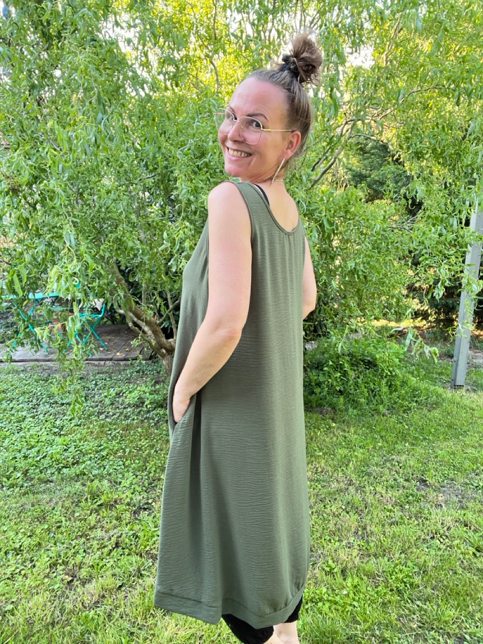 Kleid Silvi Olive Grün