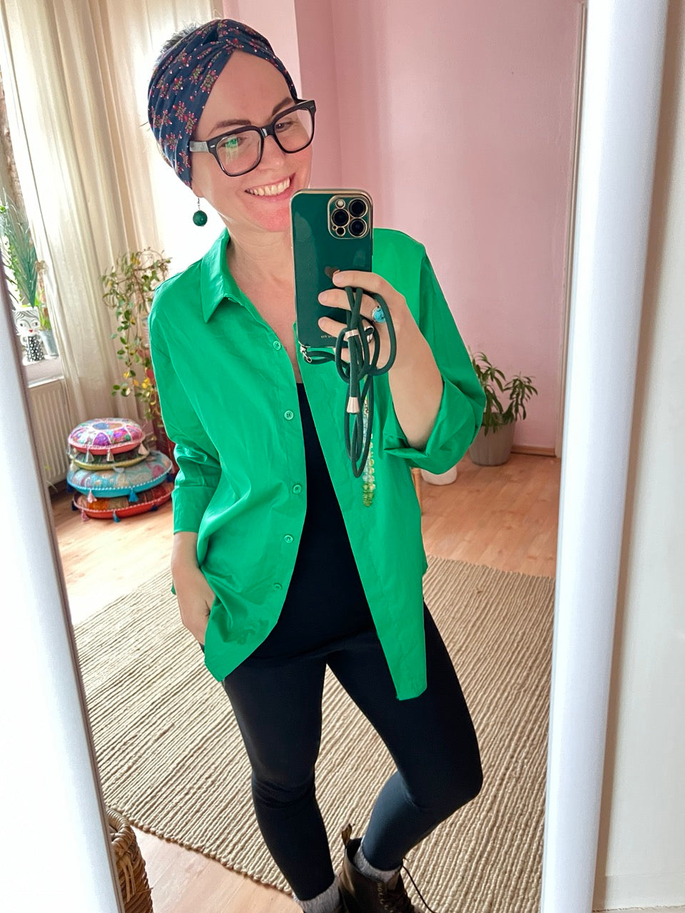 Hemd Bluse Gretchen Grün