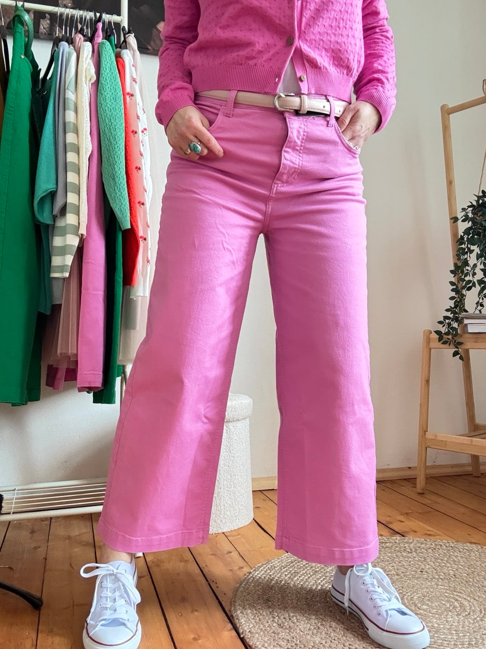 Hose High Waist Culotte Pink