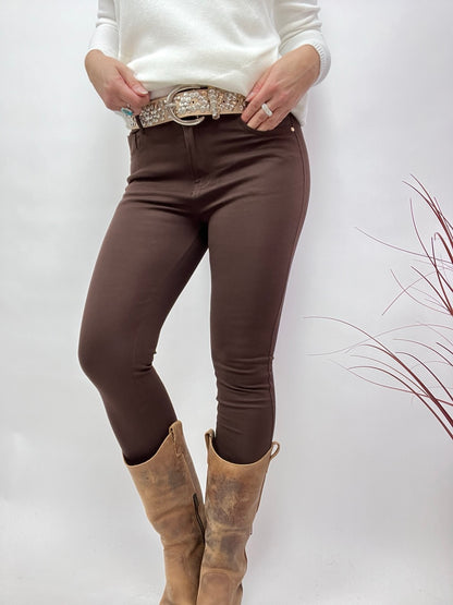 Jeggings Hose Lara Schoko