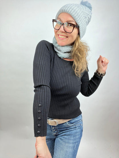 Pulli Klara Schwarz