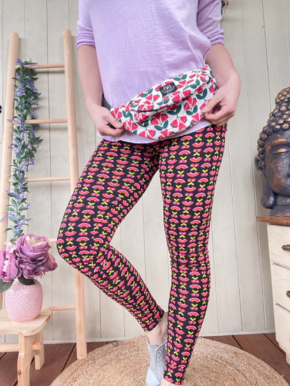 Leggings Rainbow Schwarz