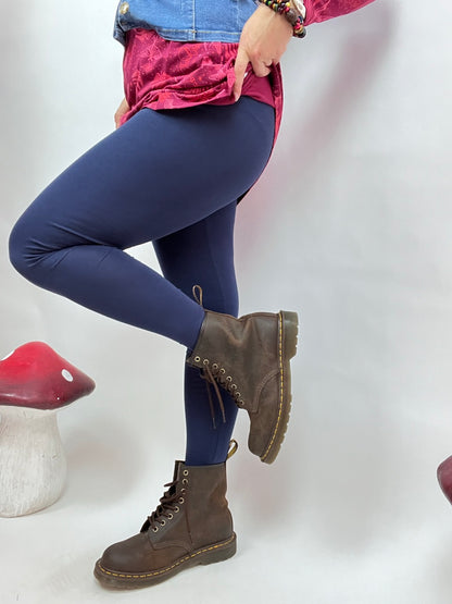 Leggings Basic Star Blau