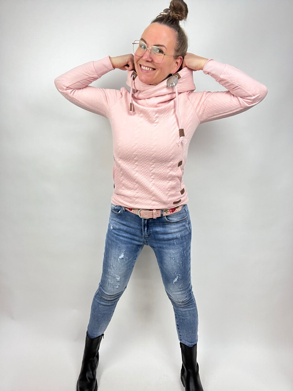 Pulli Sweat Sporty Zart Rose